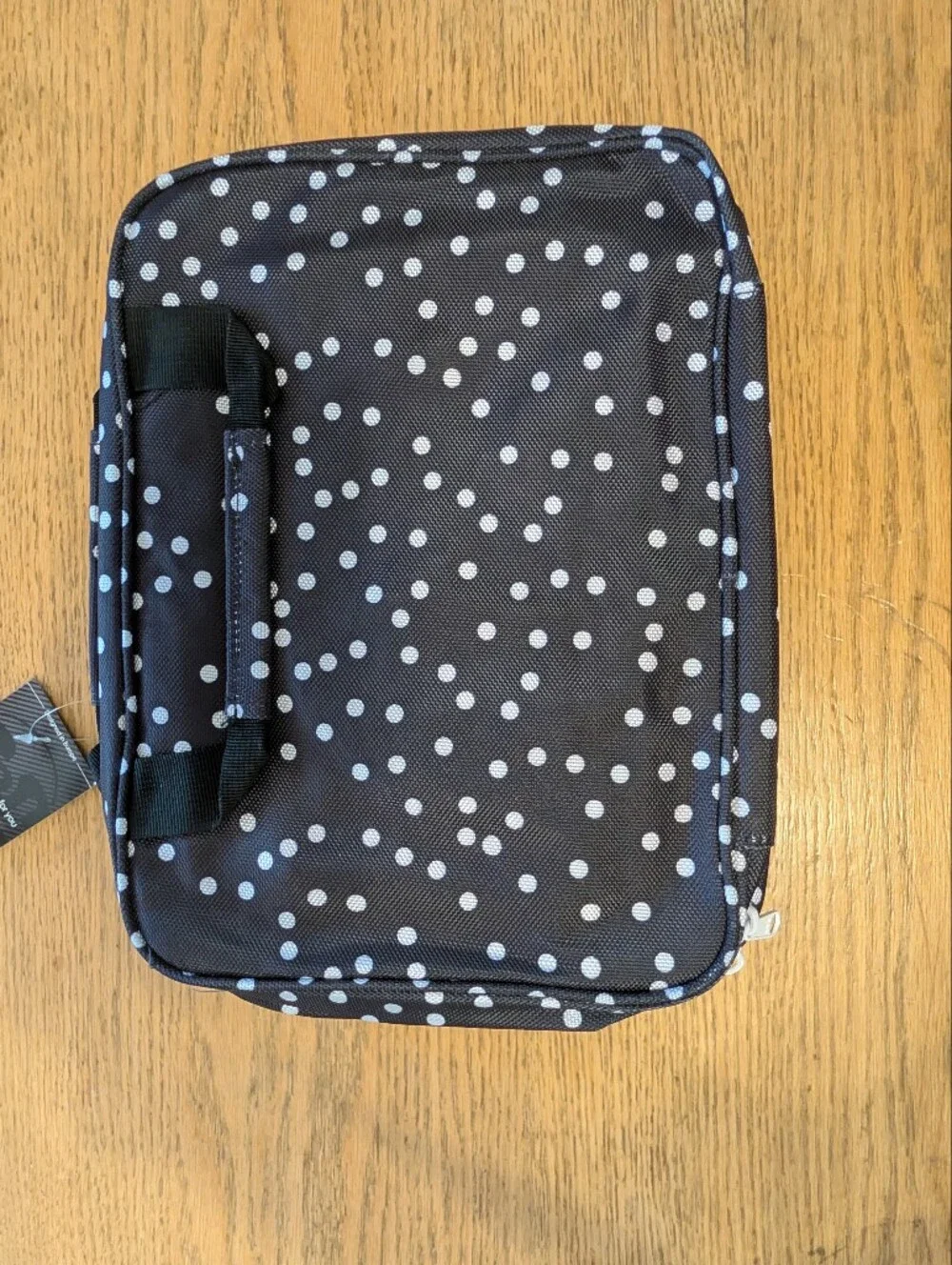 Bang & Carsten Large Hanging Travel Makeup Bag Folding Zipper Pockets, Black